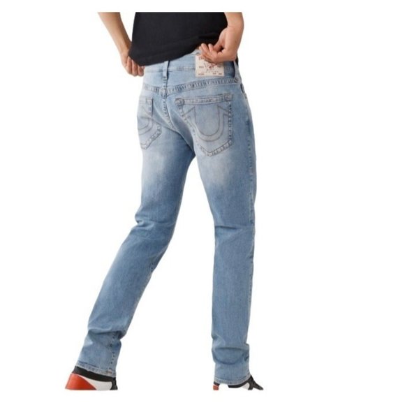 True Religion Other - True Religion men denim blue relaxed skinny Jeans size 32 ripped